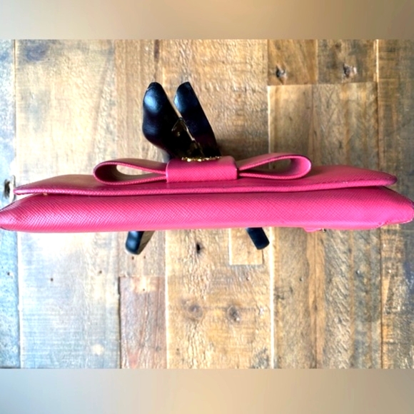 Pink Prada Wallet with Double Snap - Picture 12 of 13